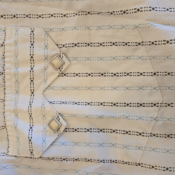 Lucky Brand Dungarees Western Style Short Sleeve Size 2XL - Picture 3 of 7